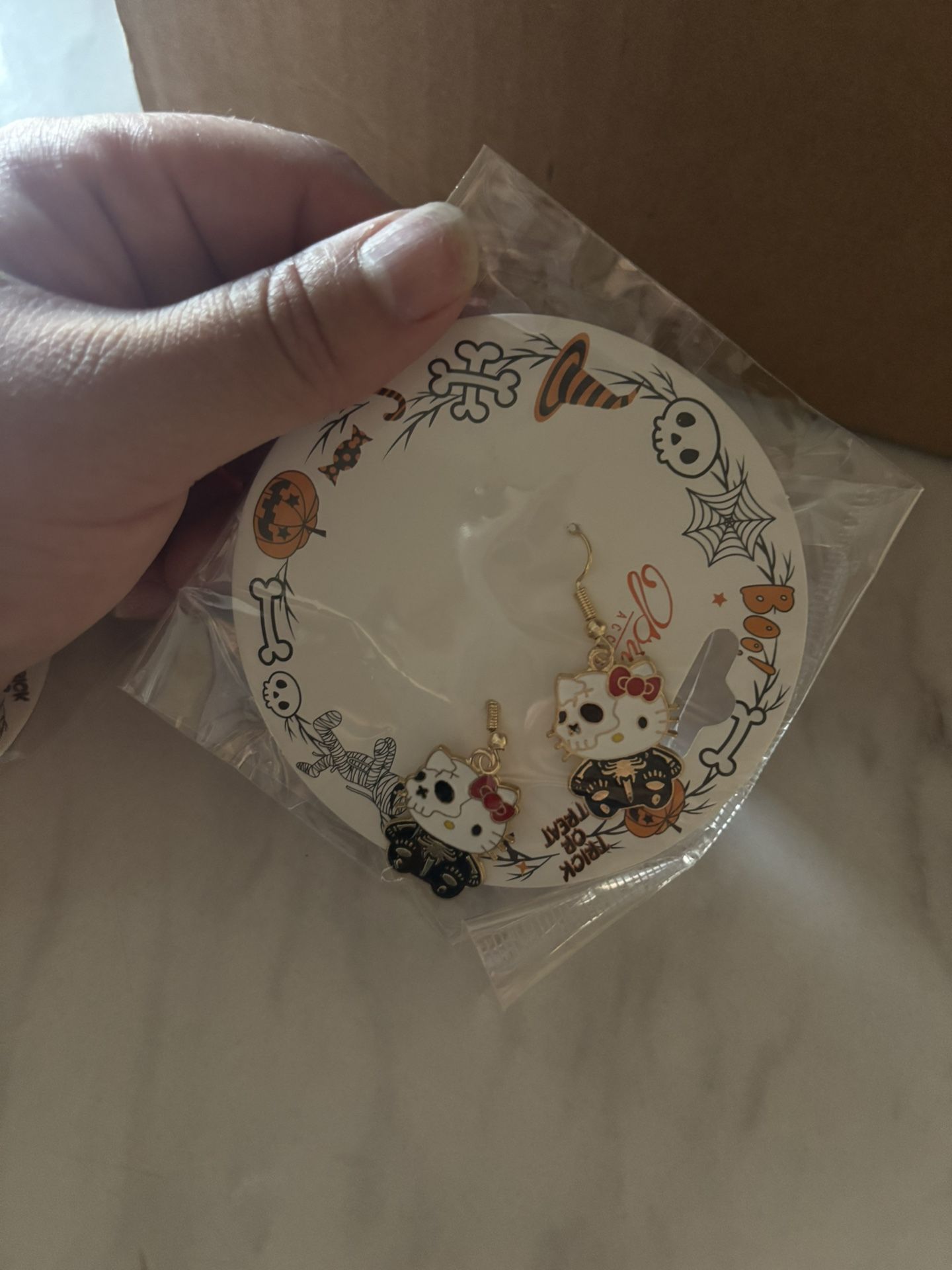 Hello Kitty Halloween Earrings