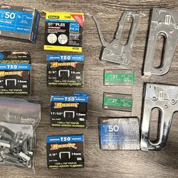 Heavy Duty Staple Guns and Staples