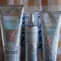 Platinum Bath And Body Works Trio Set