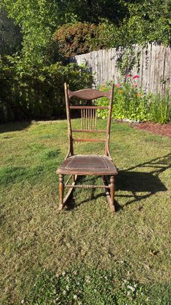 Antique children’s rocking chair