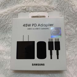 Brand New 45Watts Original Samsung Super Fast C-Type To C-Type Charger