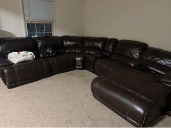 Leather couch