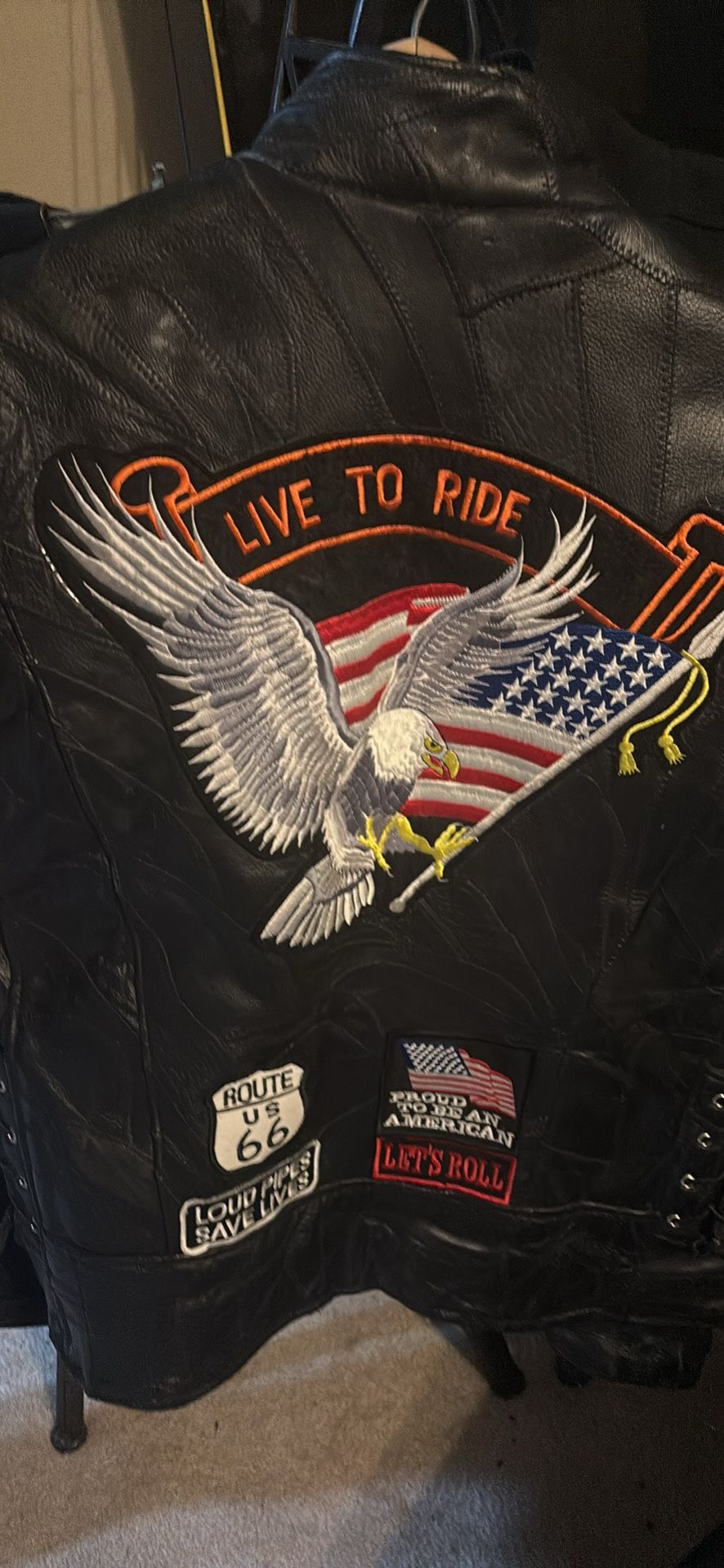 Thick Leather Biker Coat