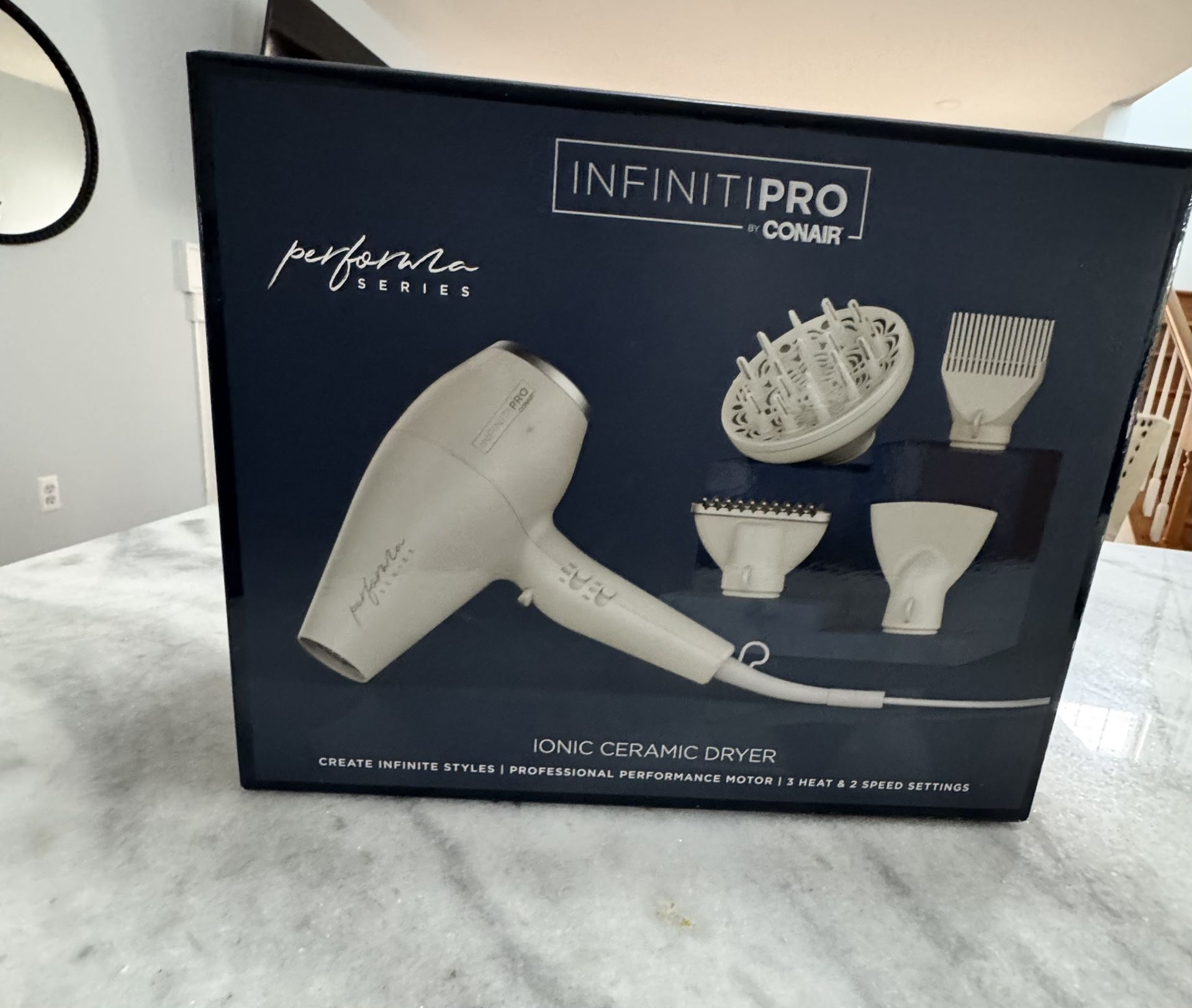 InfinitiPRO by Conair – Performa Series Ionic Ceramic Hair Dryer 💨✨