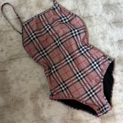 Women’s Burberry Swimsuit Large  fits Medium 