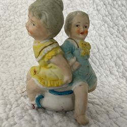 Vintage Porcelain Potty Babies 4.5”