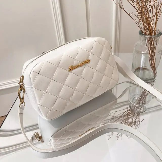  Tassel Small Messenger Bag For Women Trend Lingge Embroidery Camera Female Shoulder Bag Fashion Chain Ladies Crossbody Bags