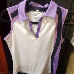 TAIL SLEEVELESS WOMEN'S  GOLF SHIRT SMALL
