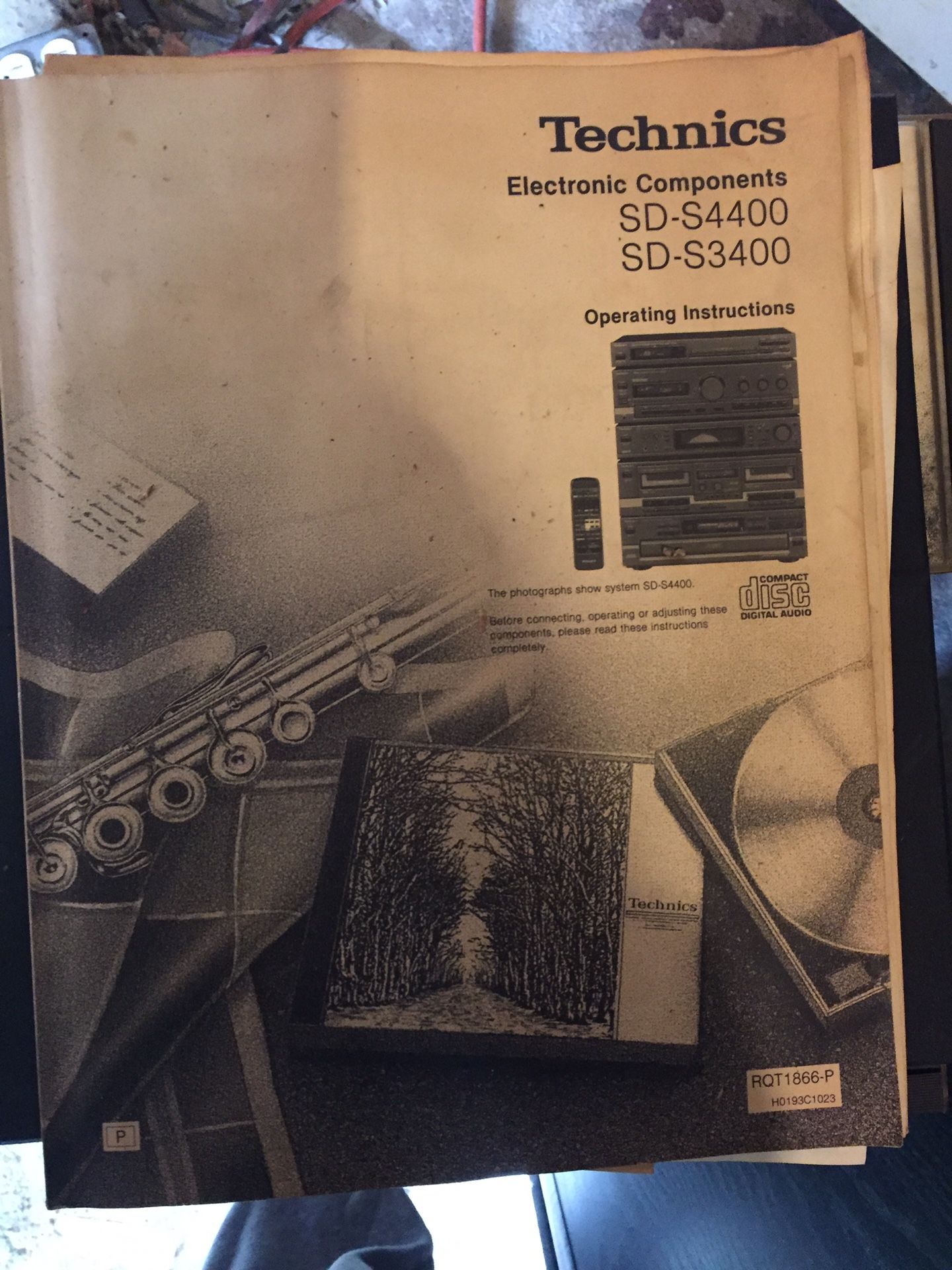 Classic Technics SD-S3400 full surround sound rack system everything is complete with remote all works