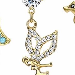 flower fairy belly piercing