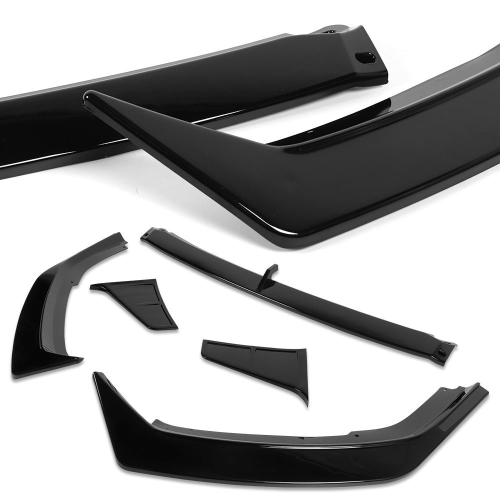 For 2023-2025 Nissan Altima Painted Black Front Bumper Lip Splitter Spoiler -(2-PU-392-PBK