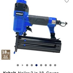 Brad Nailer 18 GA By Kobalt New In The Box $39