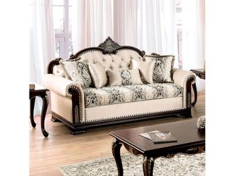 Yucatan Dark Cherry/Beige Sofa
