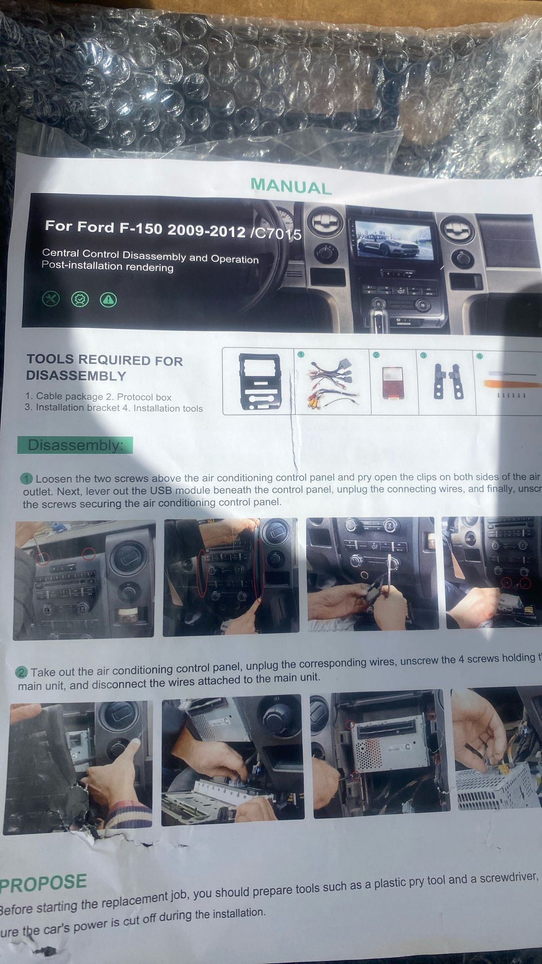 Car Stereo Ford F150