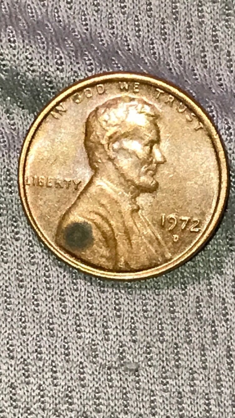 1972 D Lincoln One Cent Penny