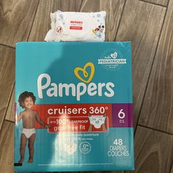 Pampers Diapers And Wipes 