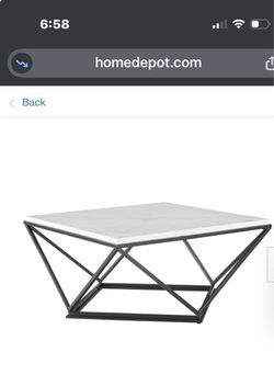 Marble coffee table