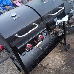 Asador De Gas Y Carbón Nuevo 