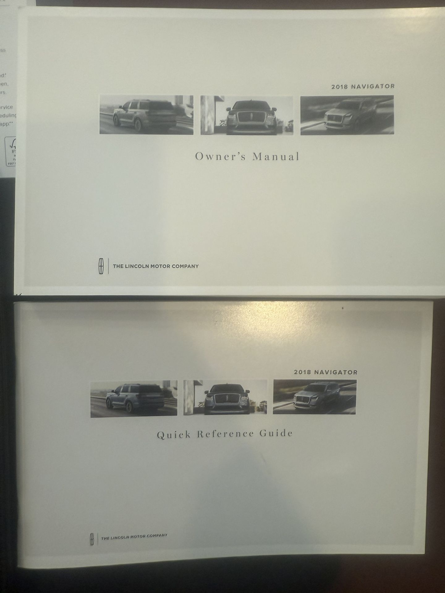 2018 LINCOLN NAVIGATOR OWNERS MANUAL & Quick Reference Guide + Case