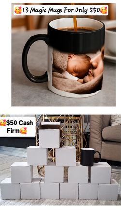 NEW For Sublimation Magic Mug Matte 13, $50 Cash/ No Less! 75040 Garland🥰