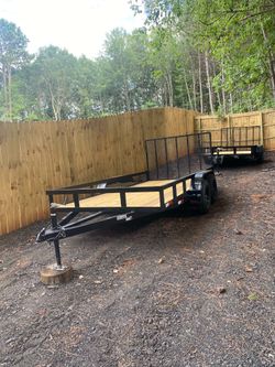 6.5x14  double axle four wheels Utility Trailer!!!