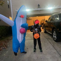Inflatable Shark Costume 
