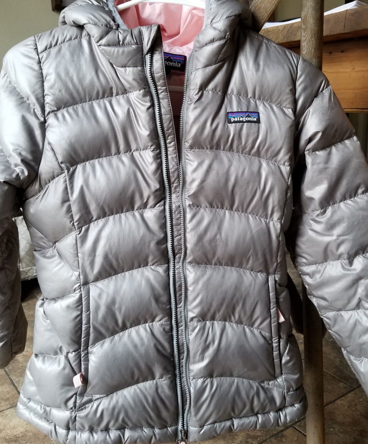 Patagonia down puffer jacket girls medium kids