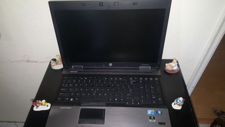 Hp mobile workstation-i7@2.8ghz,6gigs,120ssd,webcam, 1gb ded.video
