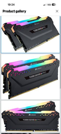 CORSAIR VENGEANCE RGB PRO DDR4 RAM 64GB (2x32GB) 3600MHz