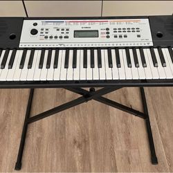 Yamaha Portable Keyboard + Keyboard Rack