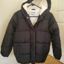 Fleece lined hooded coat Old Navy