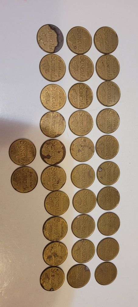 Lot of 30 Pachinko Sungaia Tokens
