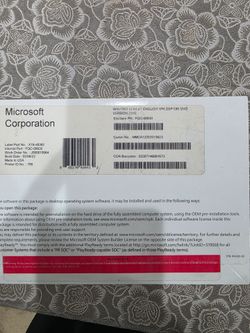 Microsoft Windows 10 Professional 64Bit OEM Version