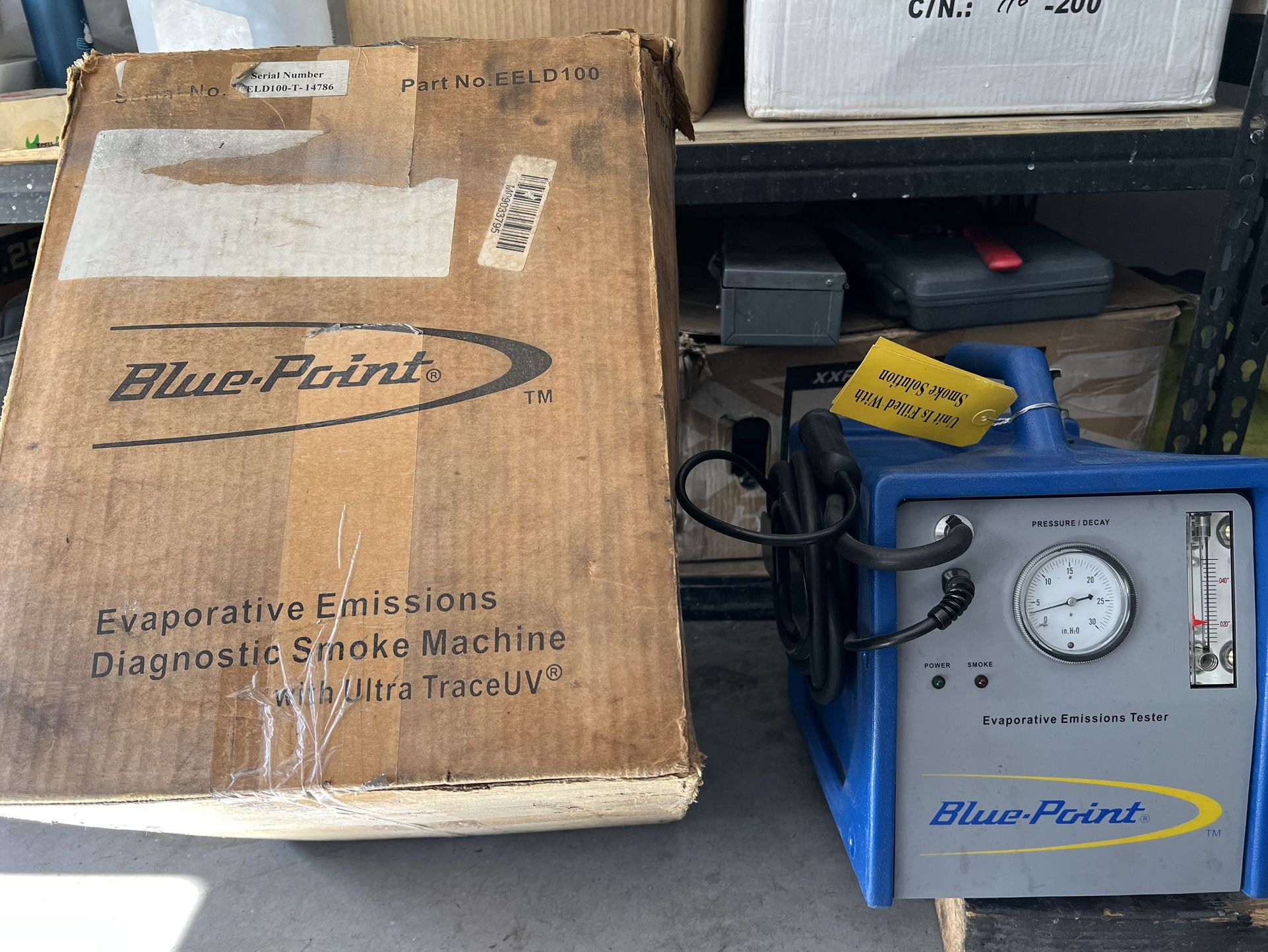 Blue Point (SnapOn) Evap Diagnostic Smoke Machine