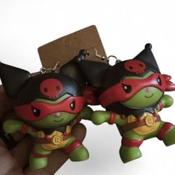 Kuromi X TMNT Custom Made Earrings 