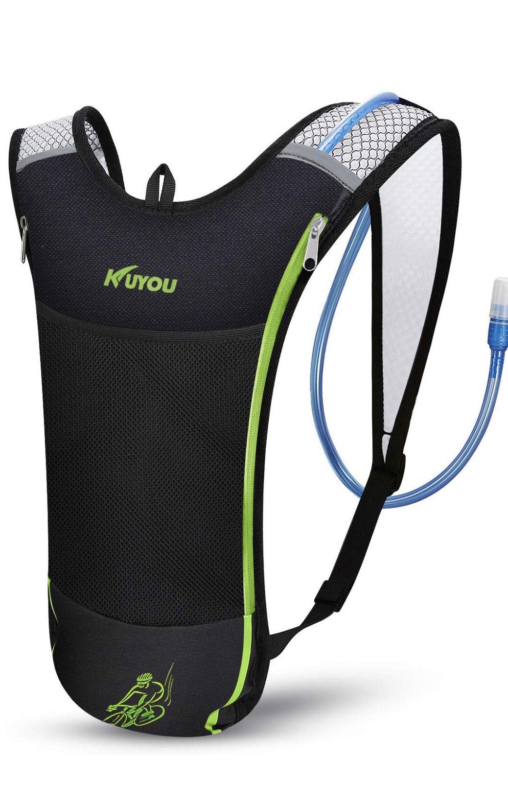 KUYOU Hydration Pack,Hydration Backpack with 2L Hydration Bladder for Running, Hiking, Cycling, Camping