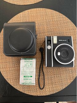 Instax Polaroid Camera + Case + Film