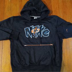 Anfernee Hardaway Size Medium Nike Brand Hoodie Pullover Front Zip Pocket Stitched Newer