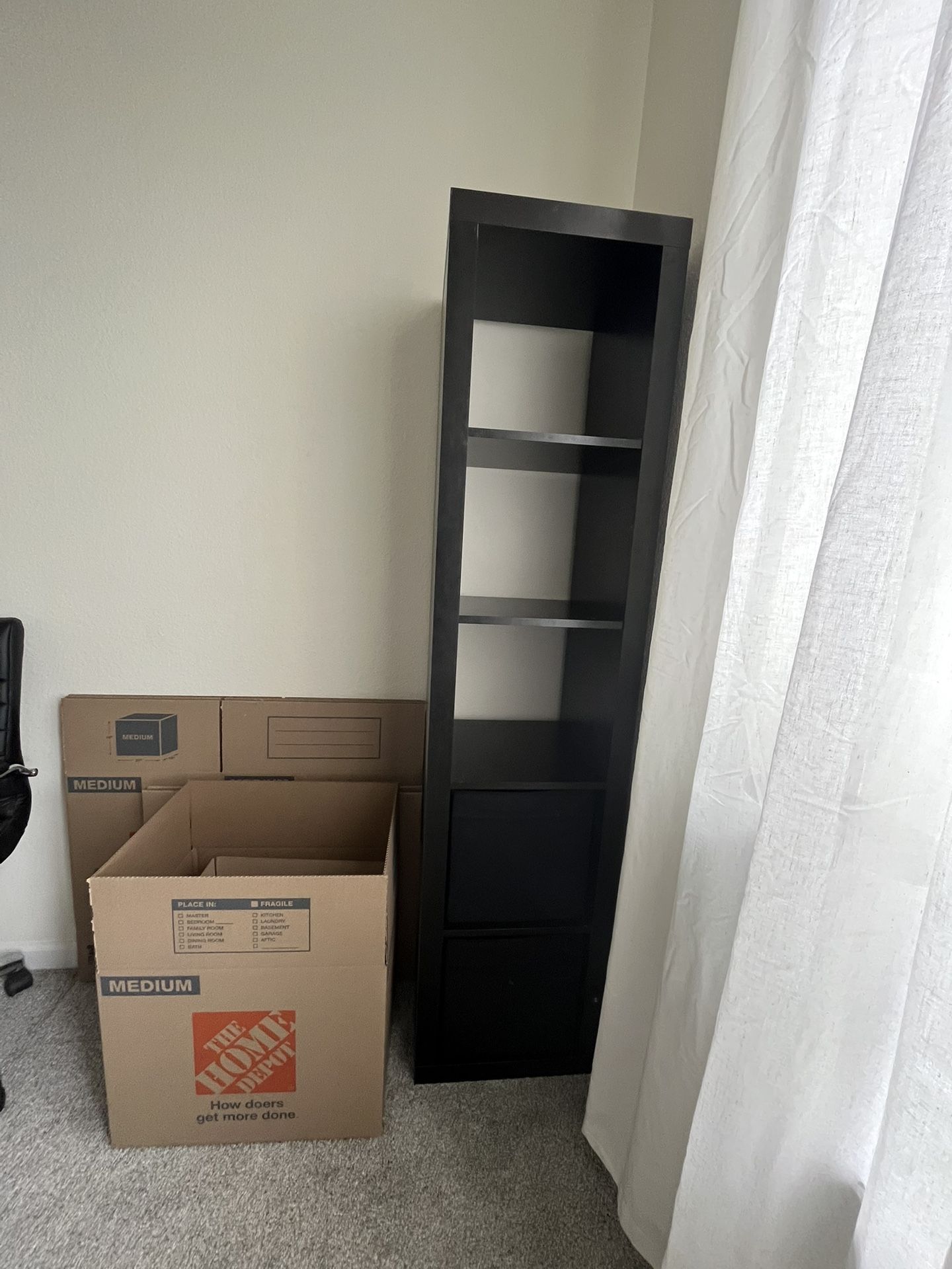 IKEA cube shelves