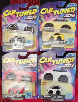 Car Tuned JDM Series 6 Diecast Set of 4