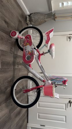 18” kids pink bike