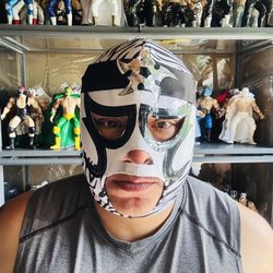 Pentagon Jr Lucha Libre Mask Mexican Wrestling Adult Luchador Costume  Luchadores