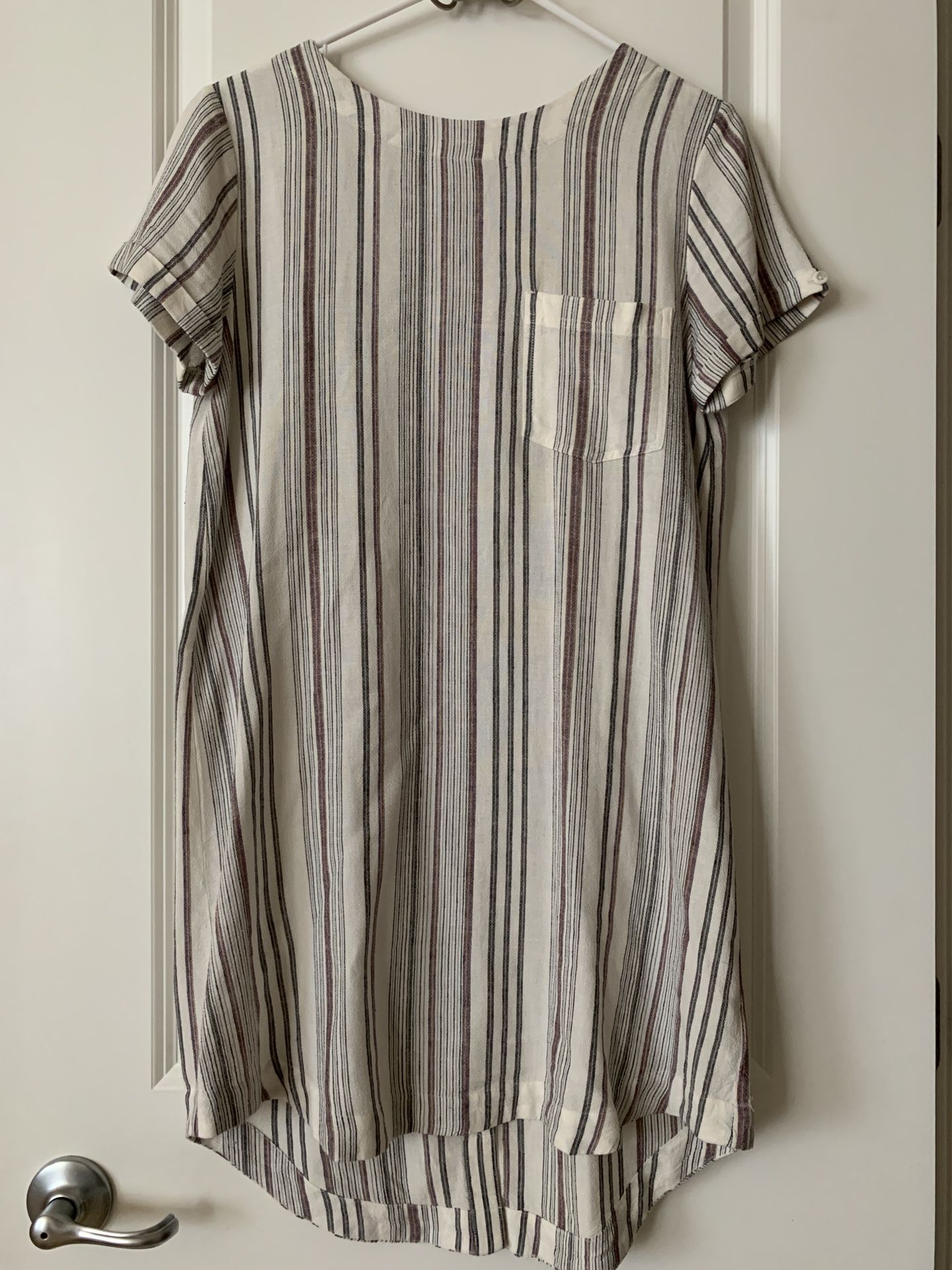Cloth & Stone Striped Shirtdress 