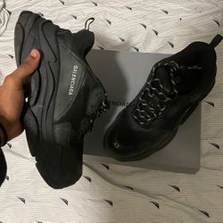 Balenciaga Triple S Black Laces