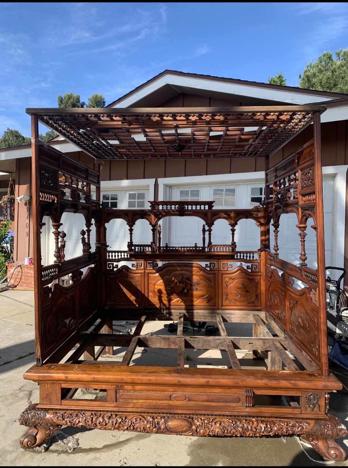 Antique Weeding/opium Bed