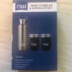 Wine Tumbler Growler Set
