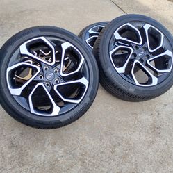 RIMS WHEELS, 245/45/19  CHEVY TRAILBLAZER, CHEVY TRAX, CHEVY  Equinox BOLT PATTERN 5X114 NEW RIMS NEW TIRES