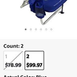Beach Chairs- Super nice- backpack style- heavy duty