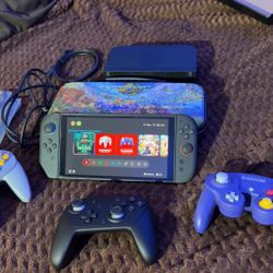 Nintendo Switch 2 W/ N Pro Controller & N64 & GameCube Controllers & Protective Case ( No games ) 
