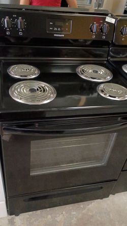 Black electric four coil burners with warranty delivery available fee depends on address 🏠🛣️🛻